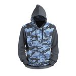 MOLETOM COM CAPUZ CAMUFLADO AZUL