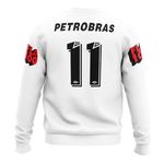 Moletom Futebol Carioca Anos 80 Full Print 3d com Capuz Unissex MF165 Branco