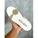 Tenis Louis Vuitton LV Skate Sneaker Branco e bege 