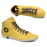 BOTA OKN COURO NAPA AMARELO