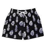 SHORT PRAIA ABACAXI PRETO