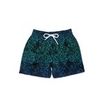 SHORT PRAIA PRETO POLVOS NEON