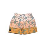 SHORT PRAIA ESTRELAS LARANJA