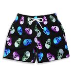 SHORT PRAIA GAME SKULL