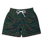 SHORT PRAIA POKER NAIPE OURO VERDE