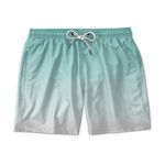 SHORT PRAIA DEGRADE VERDE/BRANCO