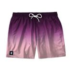 SHORT PRAIA DEGRADE ROXO/LILAS