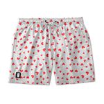 SHORT PRAIA POKER NAIPE COPAS BRANCO