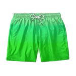 SHORT PRAIA DEGRADE VERDE NEON