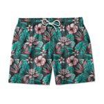 SHORT PRAIA FLORAL LOTUS TROPICAL