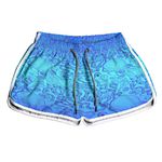 SHORT PRAIA FEMININO AZUL DEGRADE POLVOS 