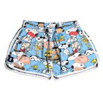 SHORT PRAIA FEMININO SNOOPY