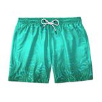 SHORT PRAIA DEGRADE VERDE FOLHAGEM