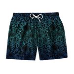 SHORT PRAIA PRETO POLVOS NEON