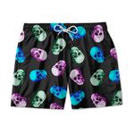 SHORT PRAIA GAME SKULL