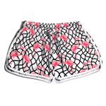 SHORT PRAIA FEMININO ESTAMPADO FLAMINGO