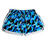 SHORT PRAIA FEMININO AZUL PRETO