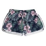 SHORT PRAIA FEMININO TROPICAL FLORAL