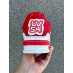 Tenis Louis Vuitton LV Skate Sneaker Vermelho e Branco