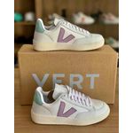 TENIS VERT V-12 BRANCO/LILAS/ACQUA