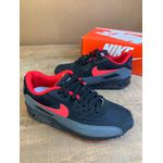 TENIS NK AIR MAX 90 PRETO COM VERMELHO 