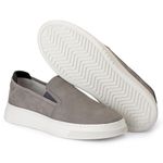 Slip On Casual Rio Confort Cinza 2809