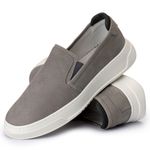 Slip On Casual Rio Confort Cinza 2809