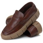 Sapato Slip On Bangkok Confort Mouro 2301