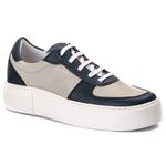 Tenis Casual Everest Off White Marinho 2828