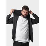 Blusa De Moletinho Masculino Com Zíper Preto