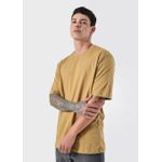 Camiseta Masculina Oversized Suedine Caramelo