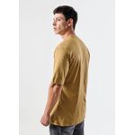 Camiseta Masculina Oversized Suedine Caramelo
