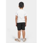 Bermuda DryFit Infantil Preta