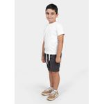 Bermuda DryFit Infantil Cinza