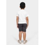 Bermuda DryFit Infantil Cinza
