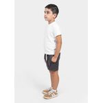 Bermuda DryFit Infantil Cinza