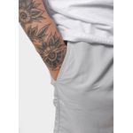 Bermuda Masculina Tactel Básica Cinza