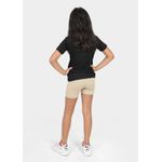 Bermuda Leggin Infantil Bege