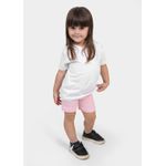 Bermuda Leggin Infantil Rosa