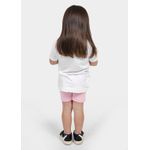 Bermuda Leggin Infantil Rosa