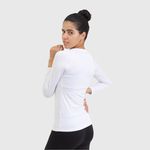 Blusa Térmica Feminina Uv Branca