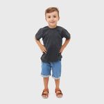 Camiseta Infantil Algodão Chumbo