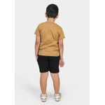 Camiseta Infantil Algodão Mostarda