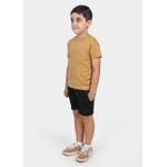 Camiseta Infantil Algodão Mostarda
