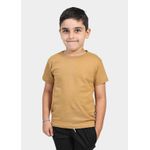 Camiseta Infantil Algodão Mostarda
