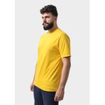 Camiseta Masculina Básica Lisa Amarela