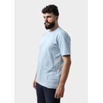 Camiseta Masculina Básica Lisa Azul Bebê