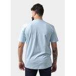 Camiseta Masculina Básica Lisa Azul Bebê