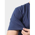 Camiseta Masculina Básica Lisa Azul Marinho