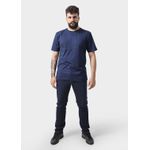 Camiseta Masculina Básica Lisa Azul Marinho